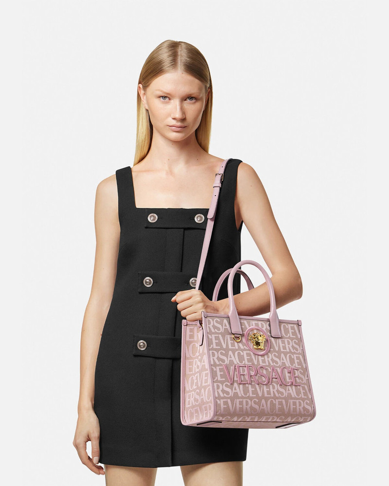 Versace Allover Small Tote Bag 7