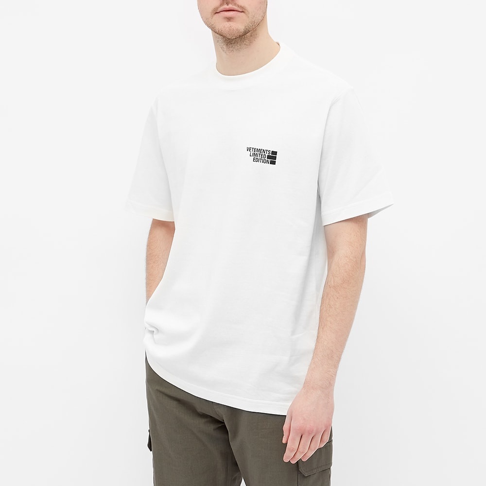 VETEMENTS Logo Limited Edition Tee - 3