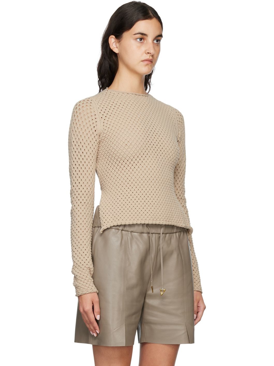 Beige Avenue Sweater - 2