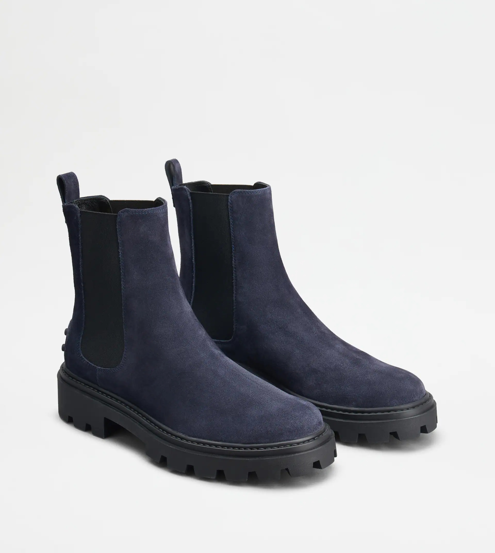 TOD'S CHELSEA BOOTS IN SUEDE - BLUE - 3