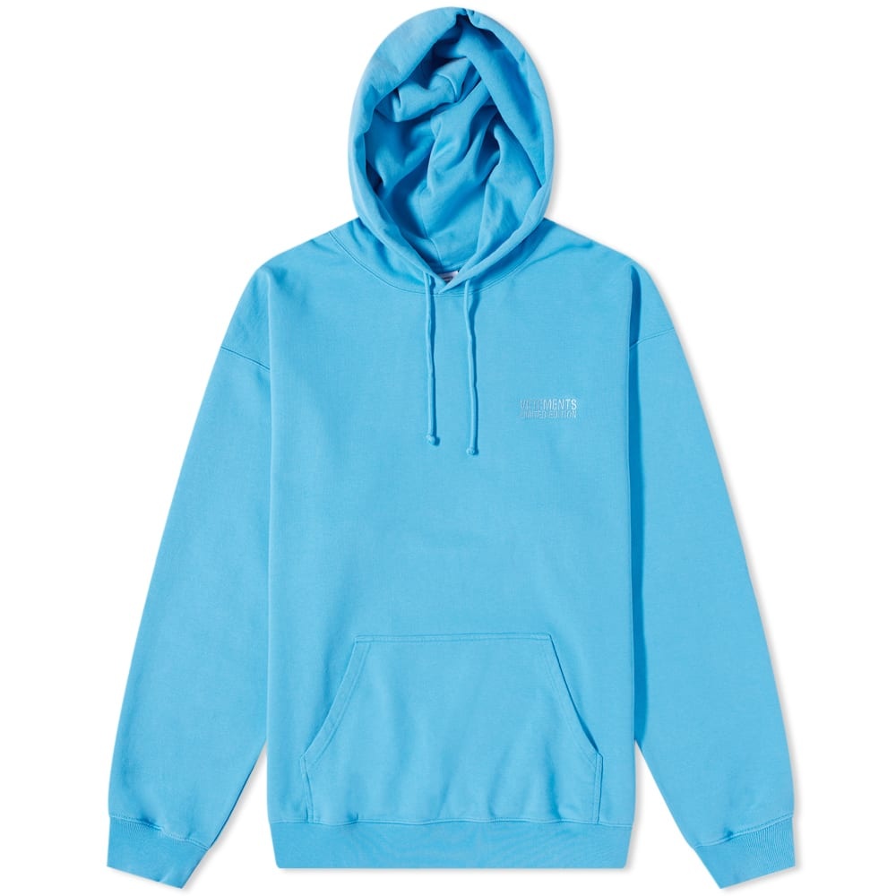 VETEMENTS Tonal Logo Popover Hoody - 1