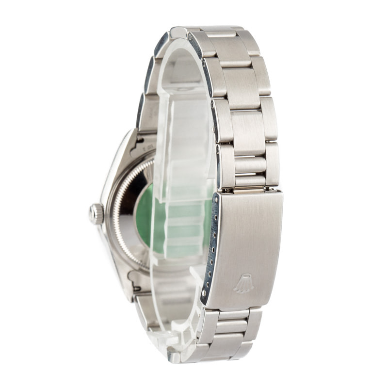 Pre Owned Rolex Air-King 14010 Silver Index Dial - 3