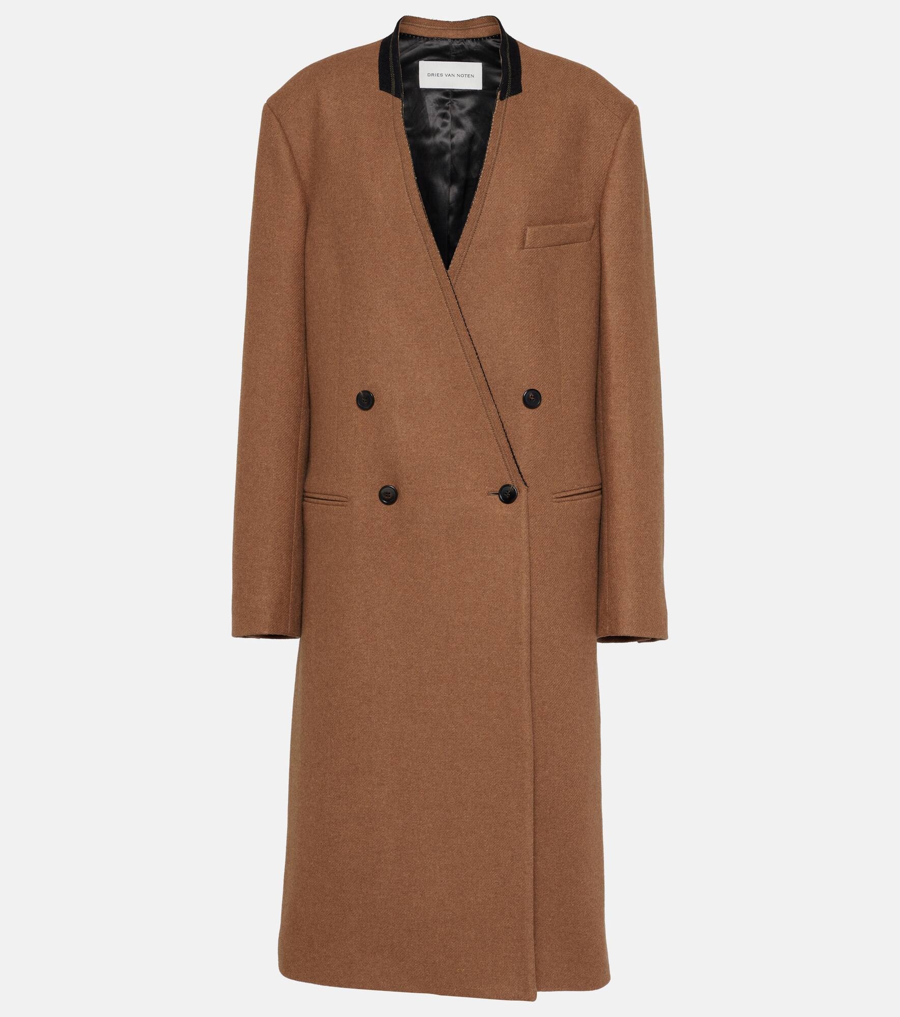 Dries Van Noten Wool-blend coat | REVERSIBLE