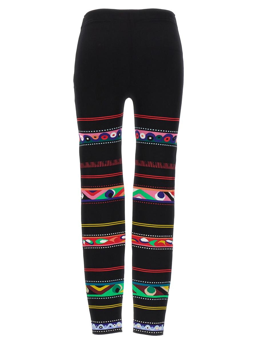 PUCCI JACQUARD PATTERNED LEGGINGS - 2