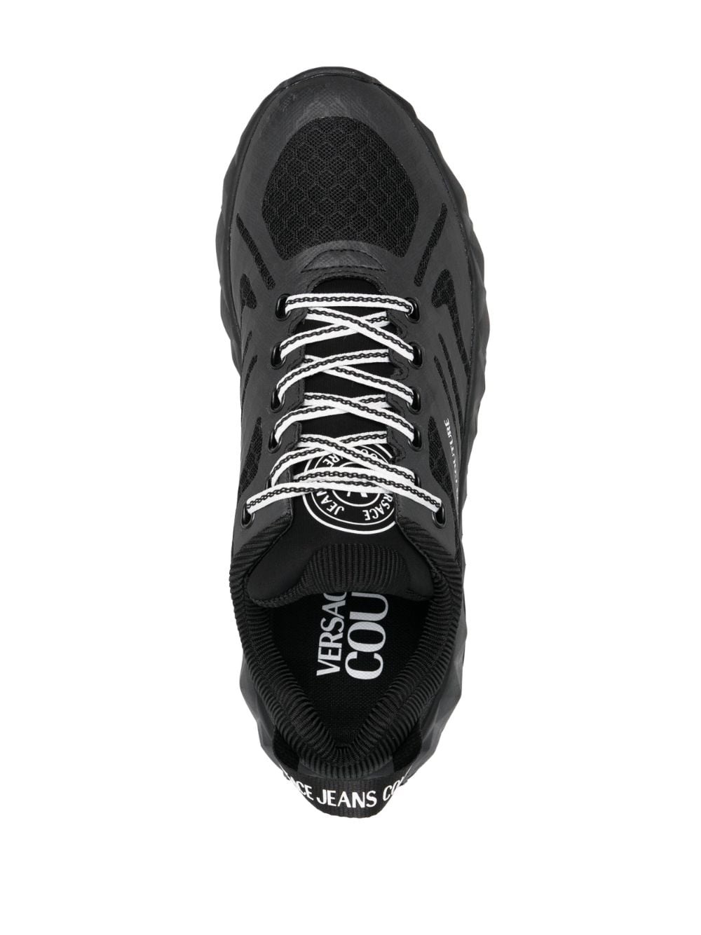 logo-print low-top sneakers - 4