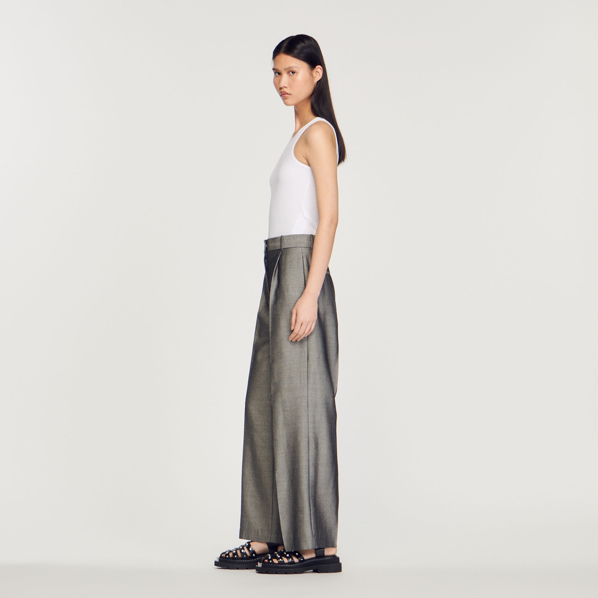 Wide-leg pants - 7
