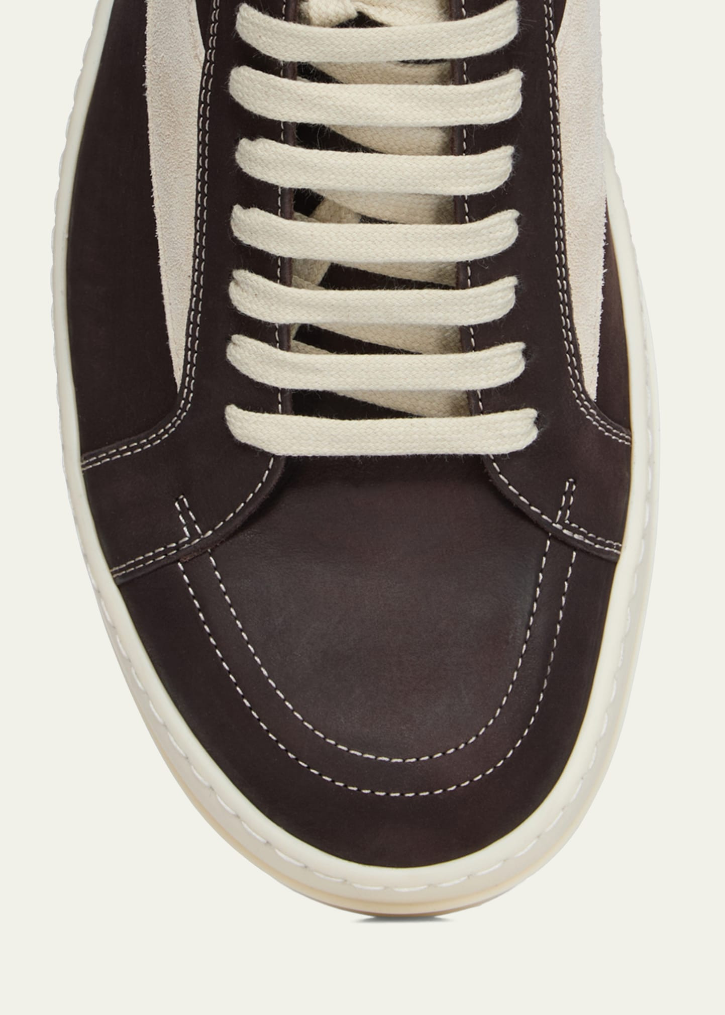 Men's Vintage Sneaks Nubuck and Suede Low-Top Sneakers - 6