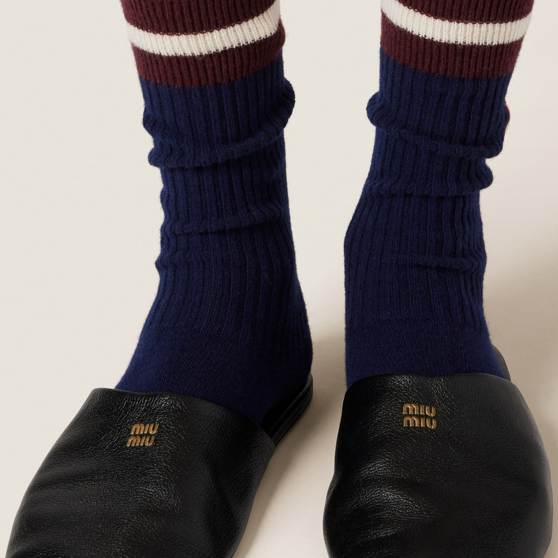 Miu Miu Wool and cashmere socks outlook