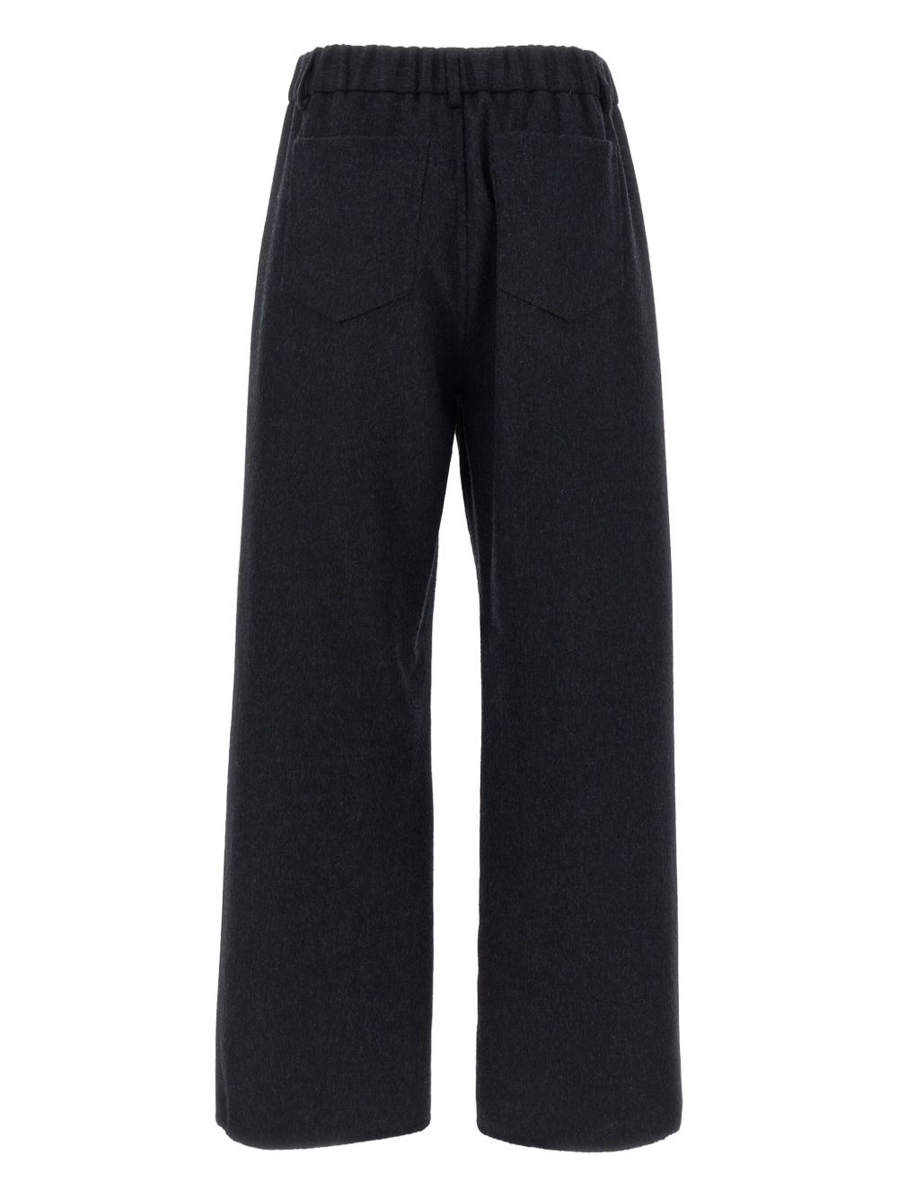 drawstring-waistband trousers - 3