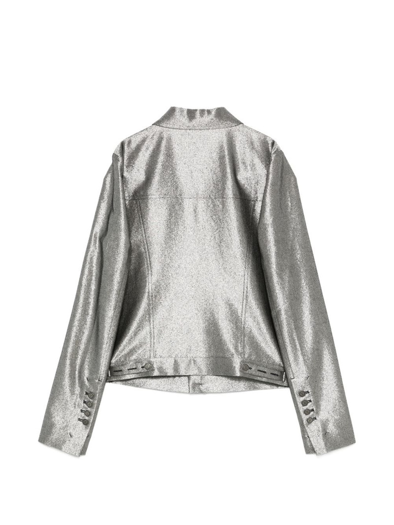 SAPIO metallic-finish jacket outlook