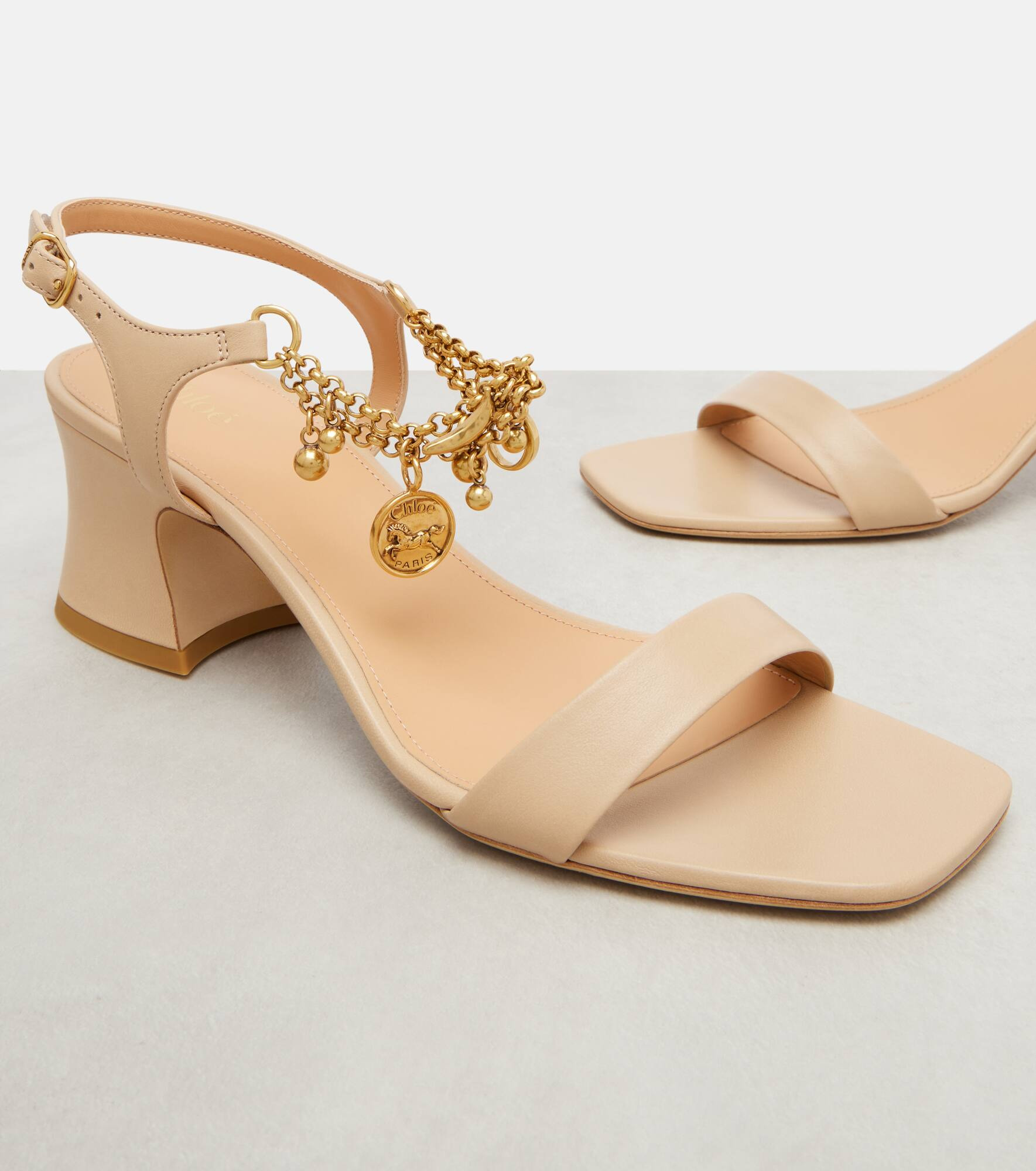 Chloé Charms leather sandals - 5