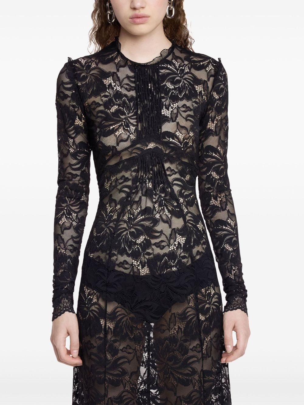 lace maxi dress - 5
