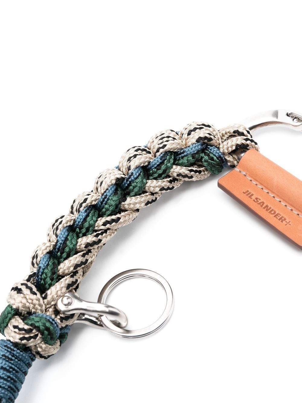 woven carabiner clip keyring - 2