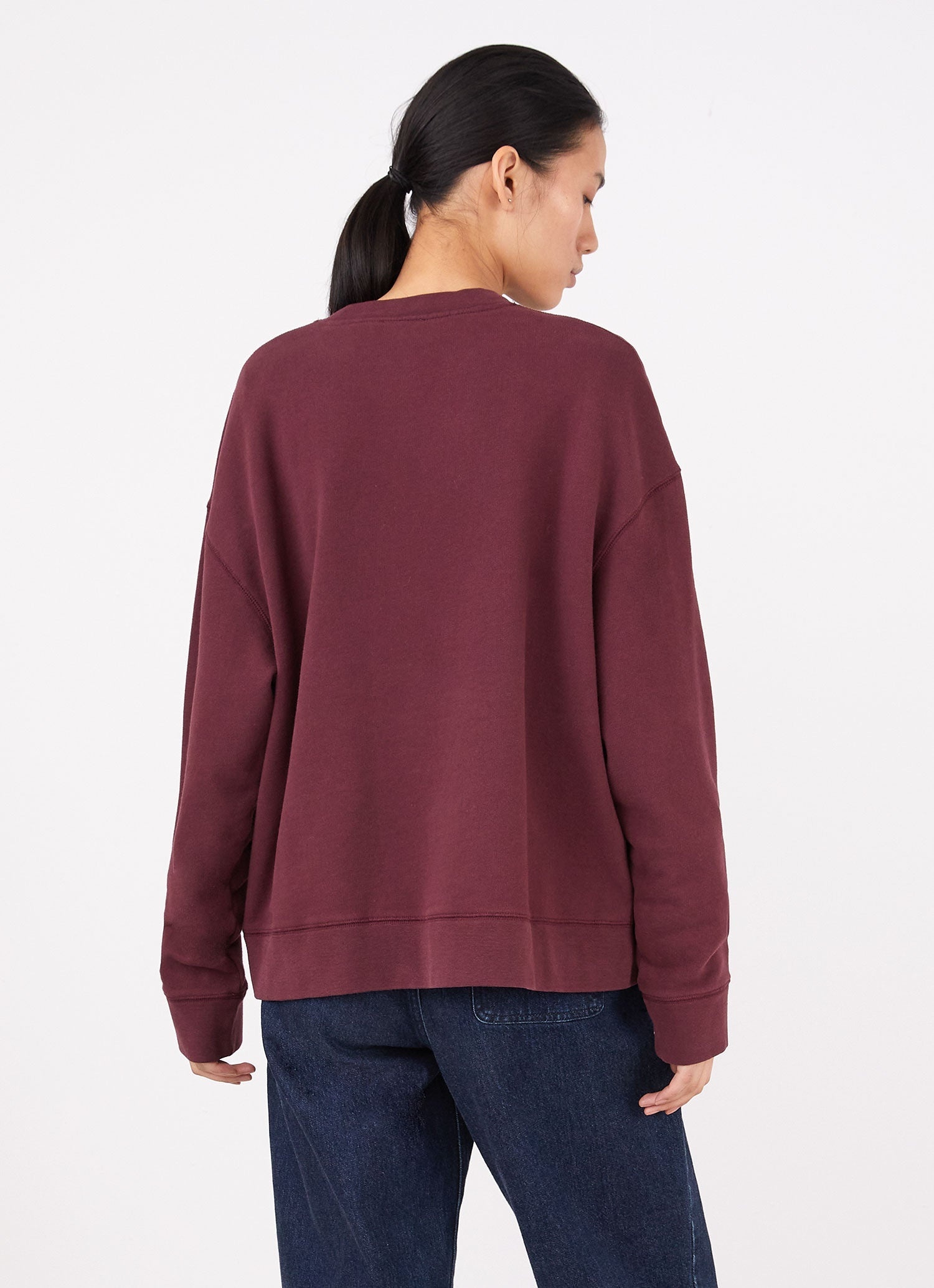 Relaxed Loopback Sweatshirt - 4