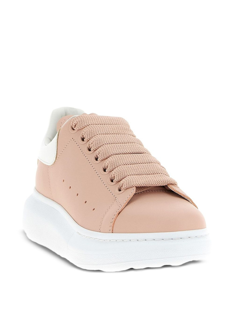 Alexander McQueen leather lace-up sneakers outlook