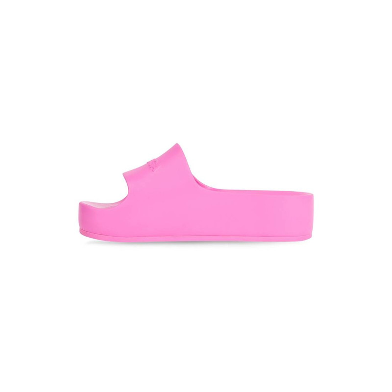 BALENCIAGA Women's Chunky Slide Sandal in Fluo Pink outlook