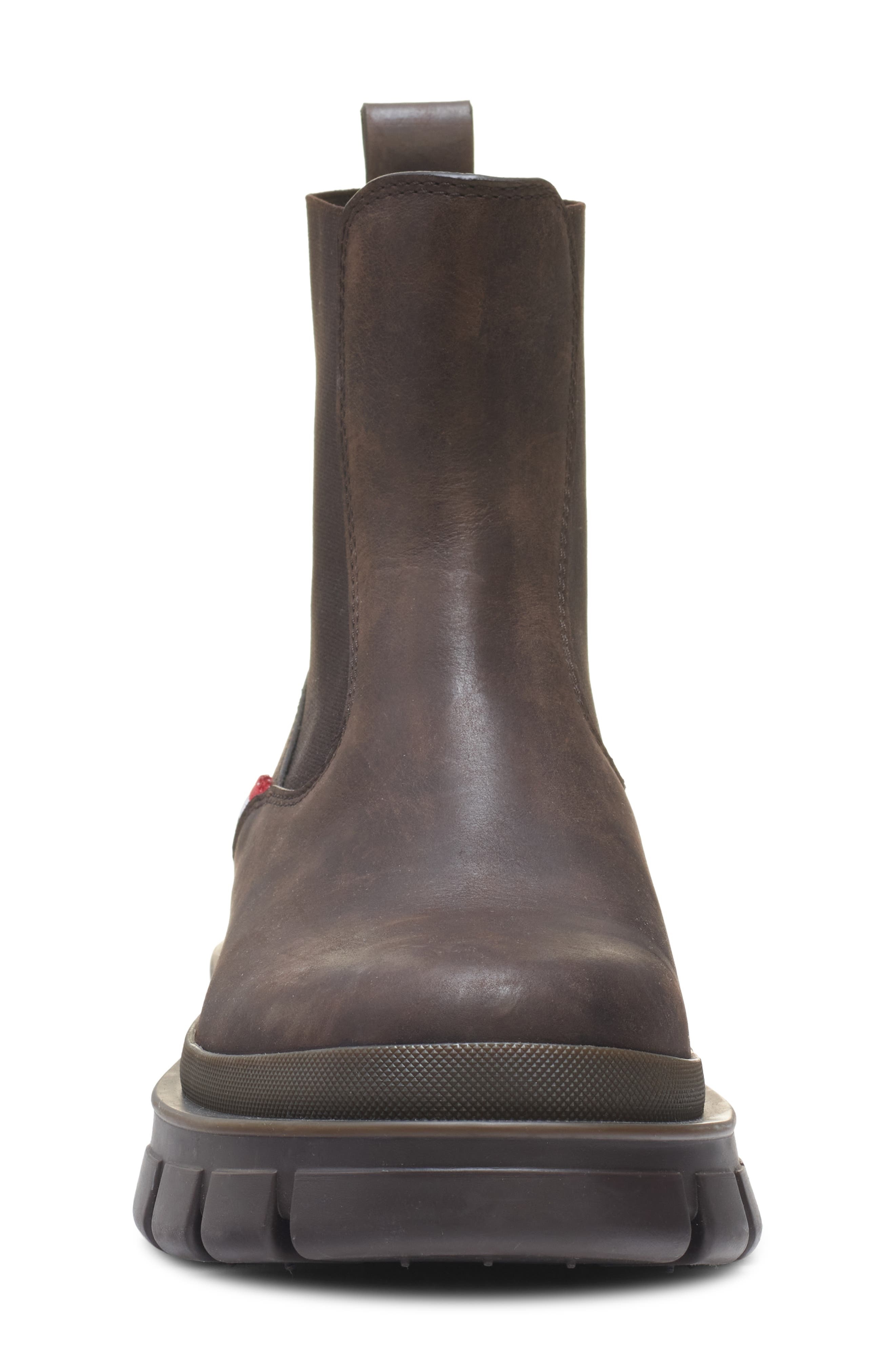 Moncler Hevea Lug Sole Chelsea Boot in Coffee Bean at Nordstrom - 4
