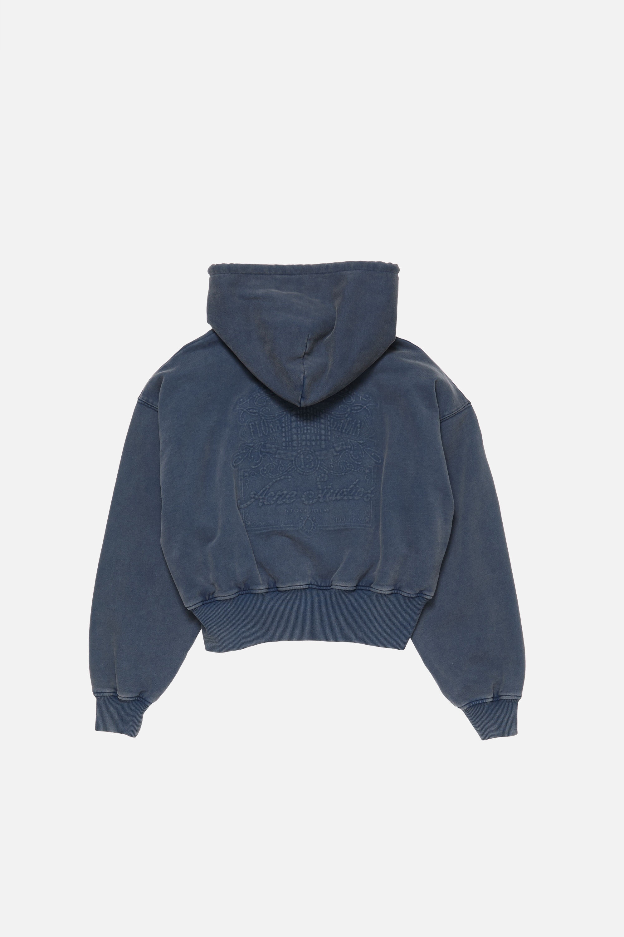 Hooded zipper sweater - Navy blue - 6