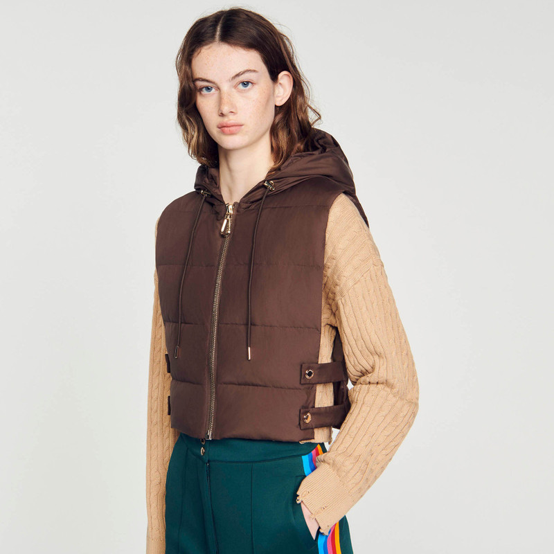 Sandro Short puffer jacket outlook