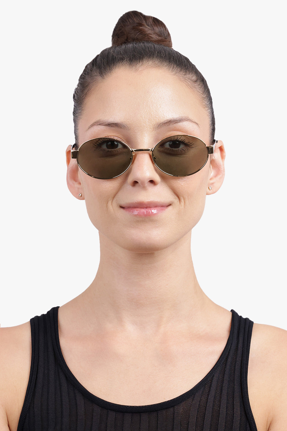 SL 692 ROUND EYE SUNGLASSES | GREEN/GOLD - 4