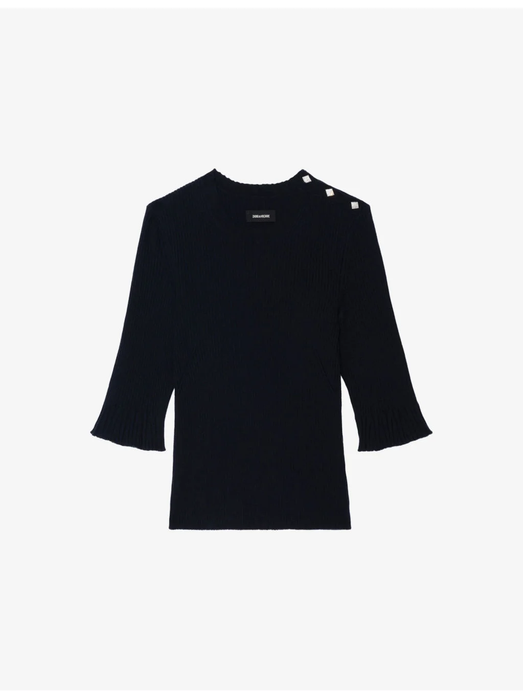 Fobee Round-Neck Wool-Blend Jumper - 1