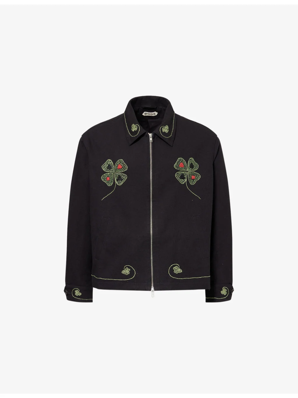 Lucky Draw Embroidered Cotton Jacket - 1