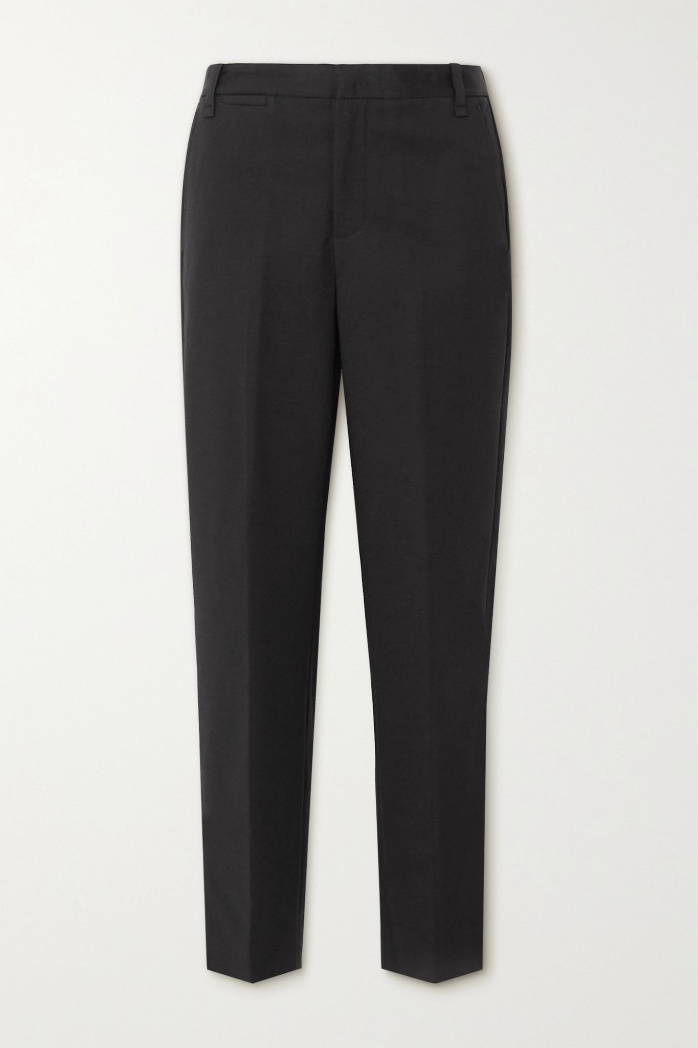 Cotton-blend tapered pants - 1