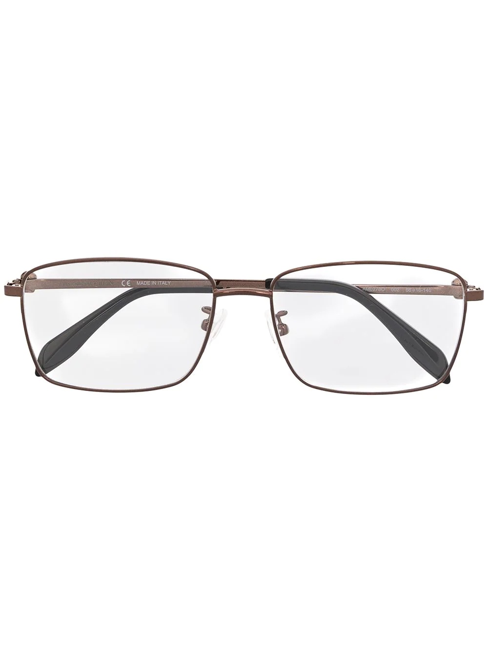 rectangle frame glasses - 1