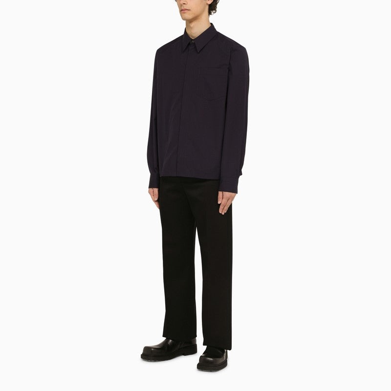 Dries Van Noten Calander Shirt In Blue Poplin Men - 2