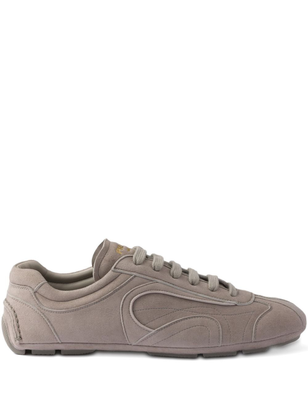 suede low-top sneakers - 1