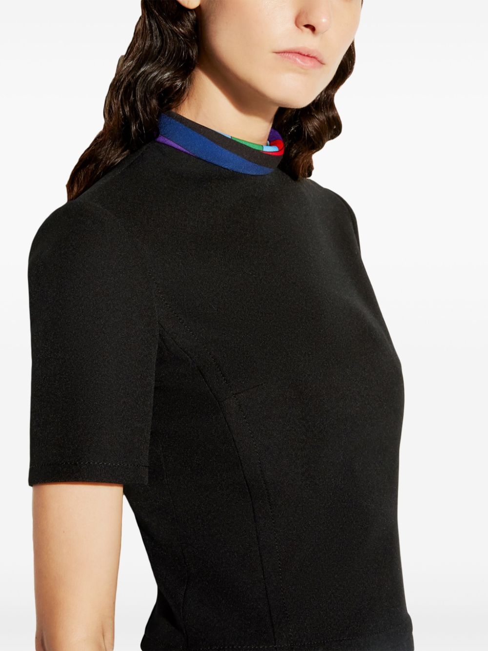 cady-texture mini dress - 5