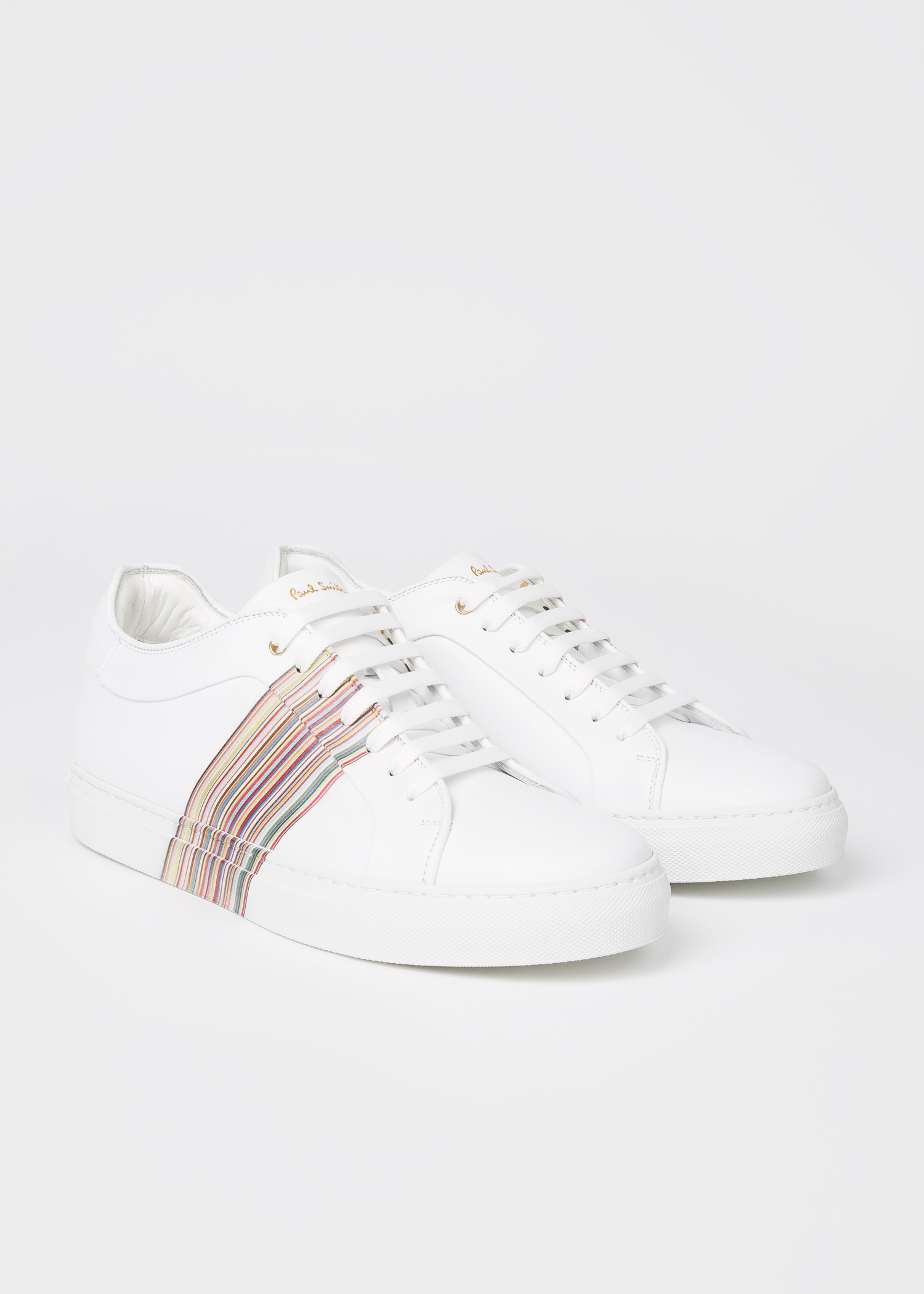 Leather 'Basso' Sneakers With 'Signature Stripe' Panel - 3