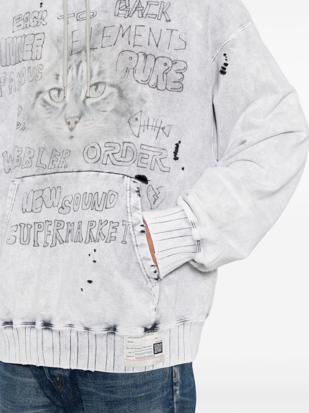 bleached hoodie - 5