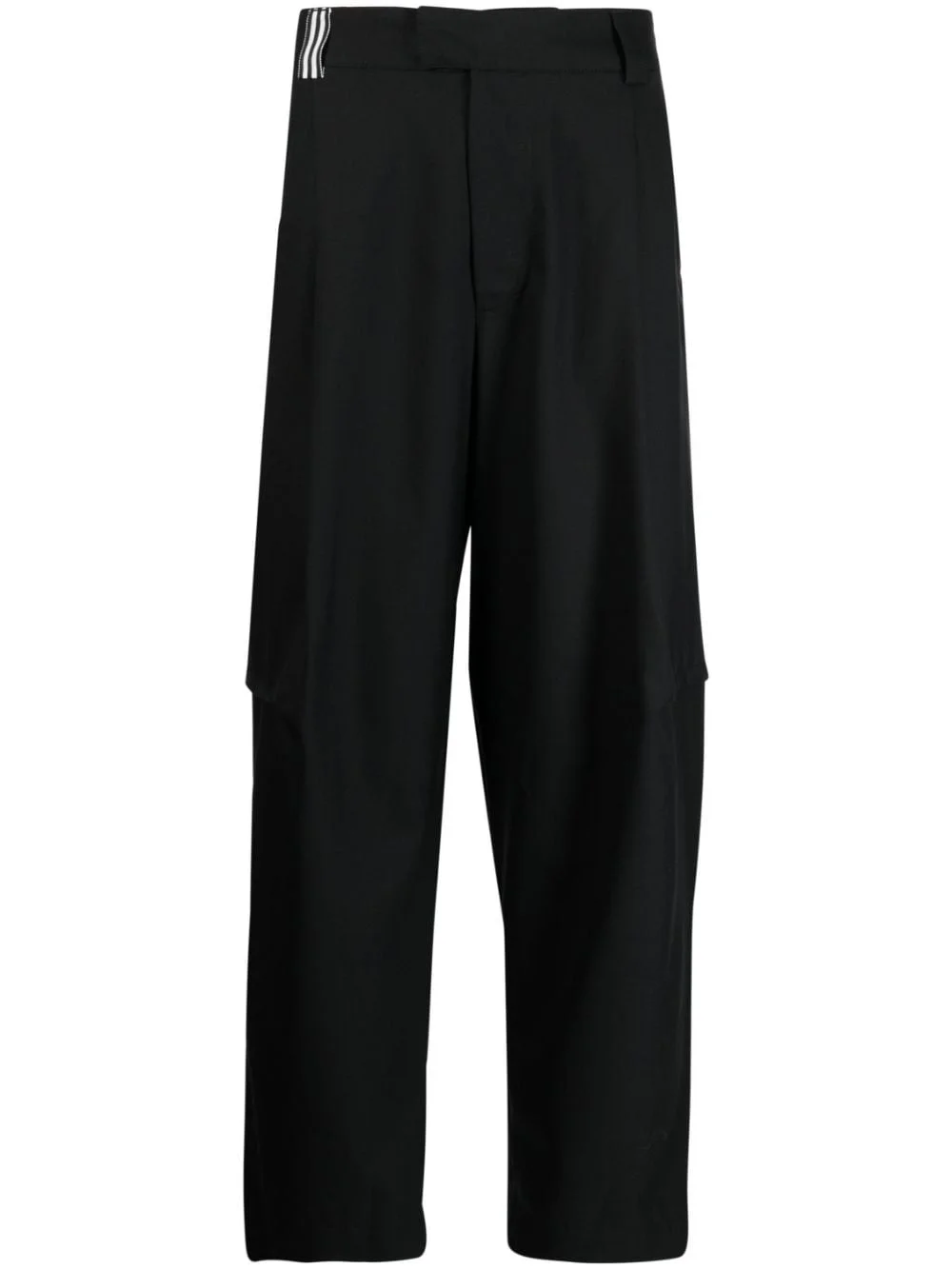 straight-leg wool trousers - 1