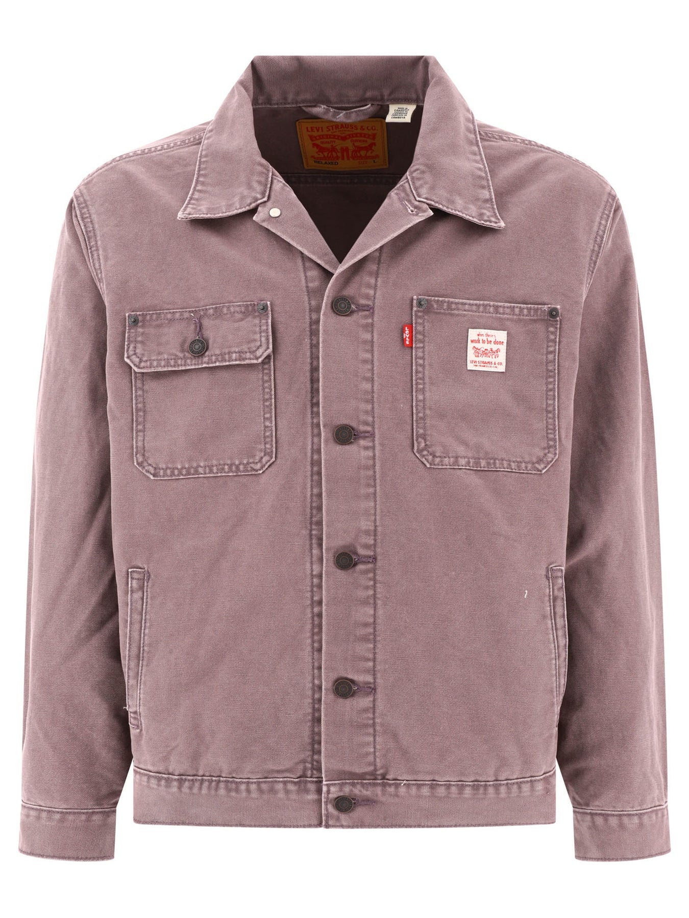 Sunrise Trucker Jacket Jackets Purple - 1