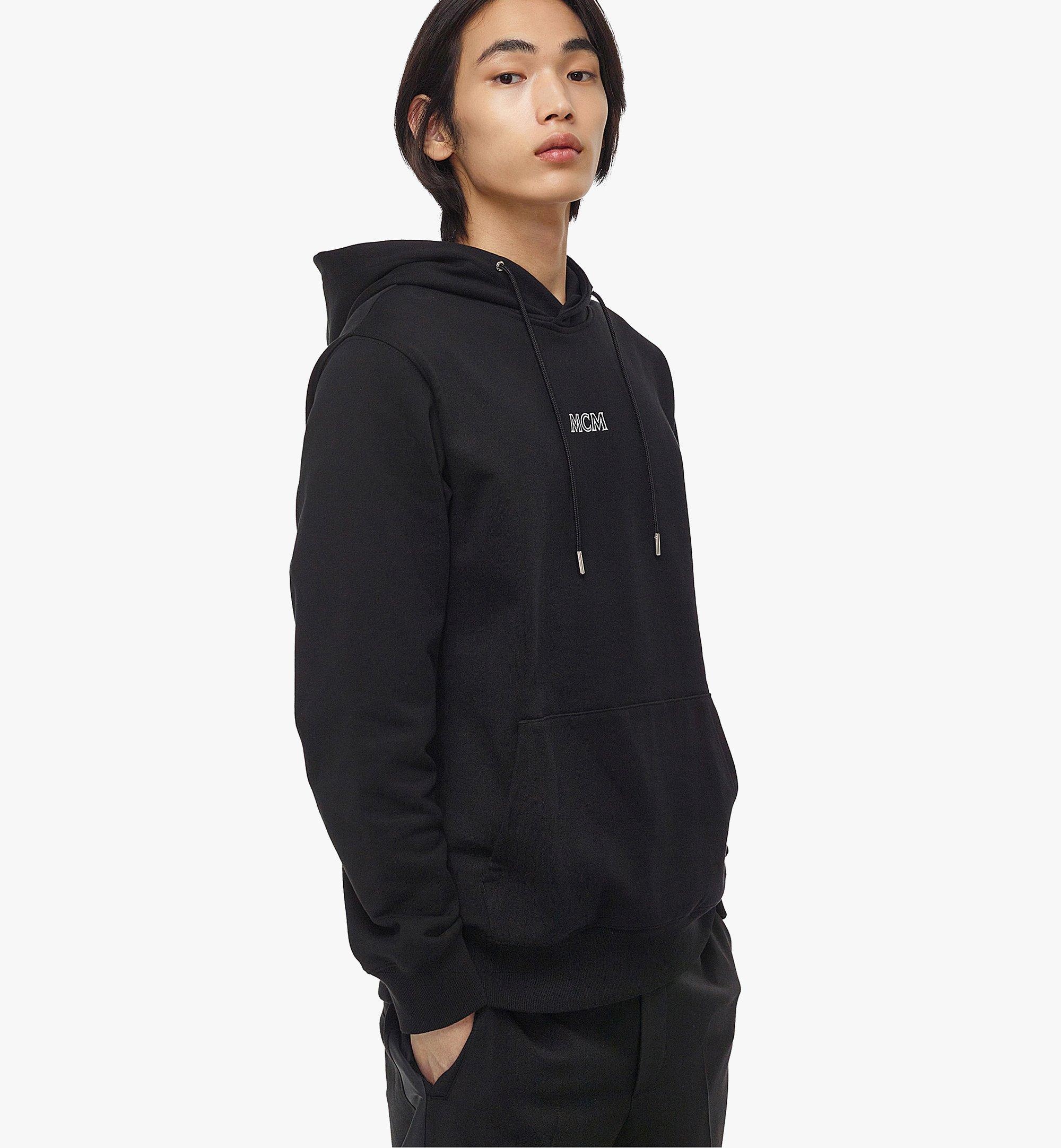 Men’s MCM Essentials Logo Hoodie in Organic Cotton - 4