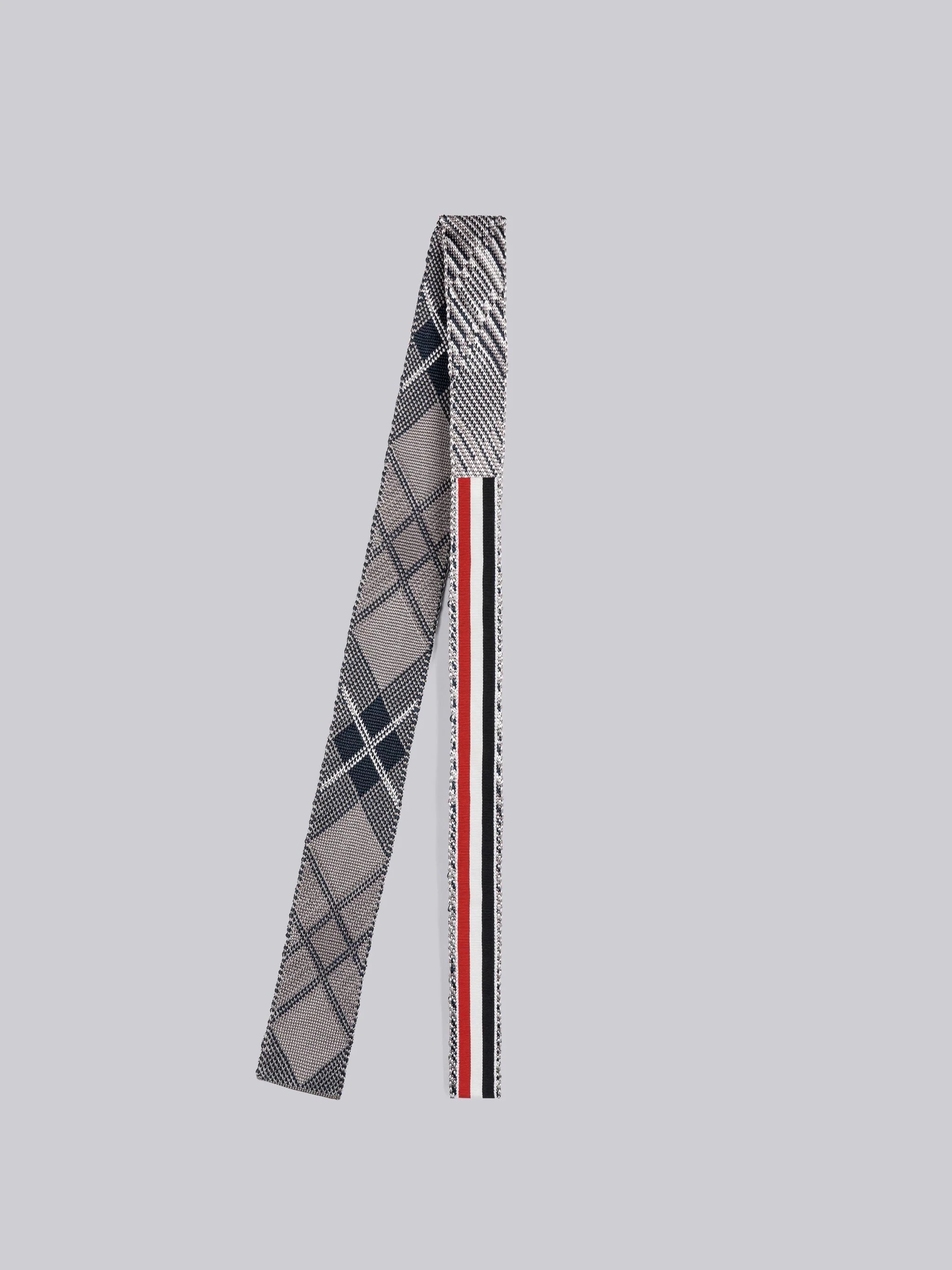 Silk Knit Jacquard Tartan Tie - 3