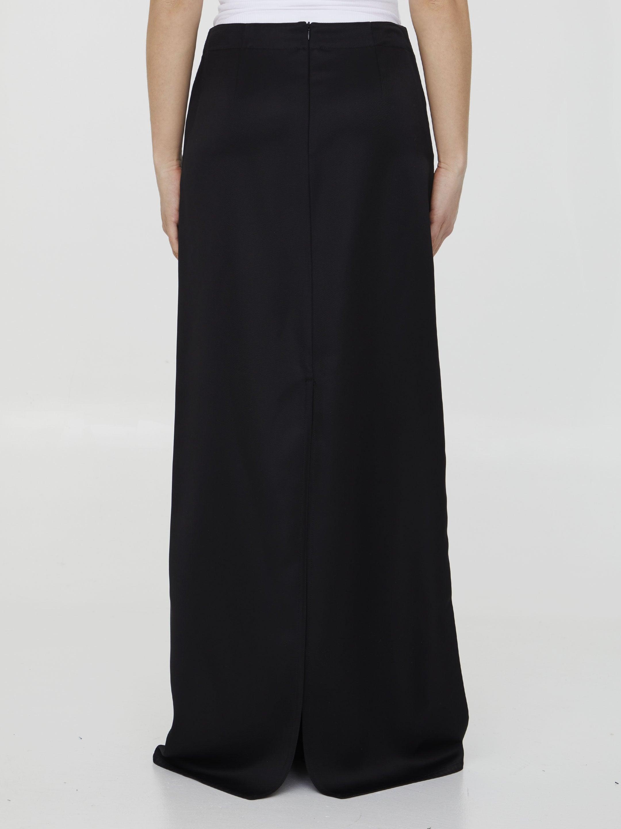Bottega Veneta Silk Twill Skirt - 4