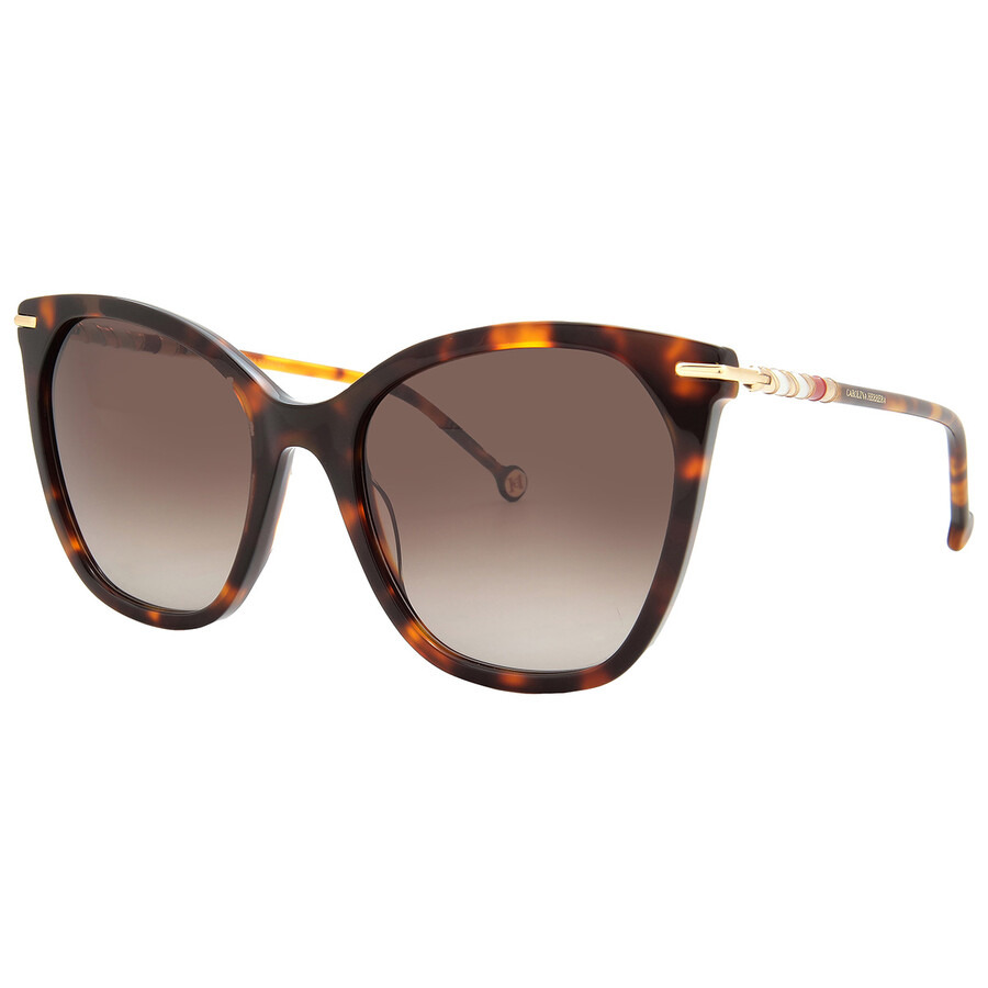 Carolina Herrera Brown Gradient Butterfly Ladies Sunglasses HER 0091/S 005L/HA 56 - 3