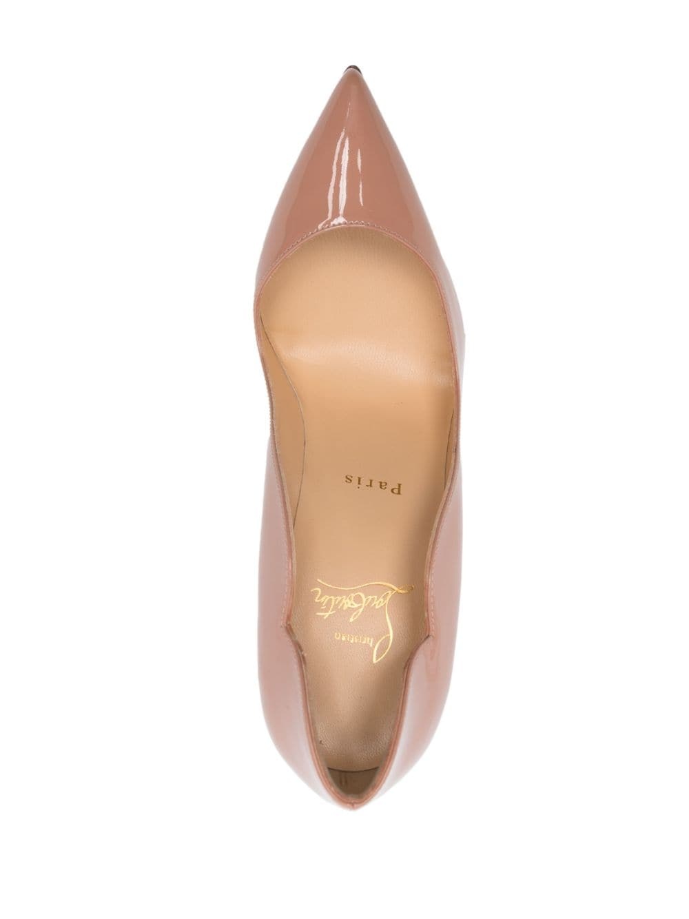 100mm Hot Chick leather pumps - 4
