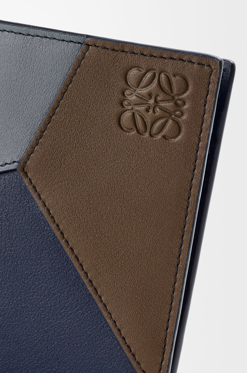 Puzzle bifold cardholder in classic calfskin 5
