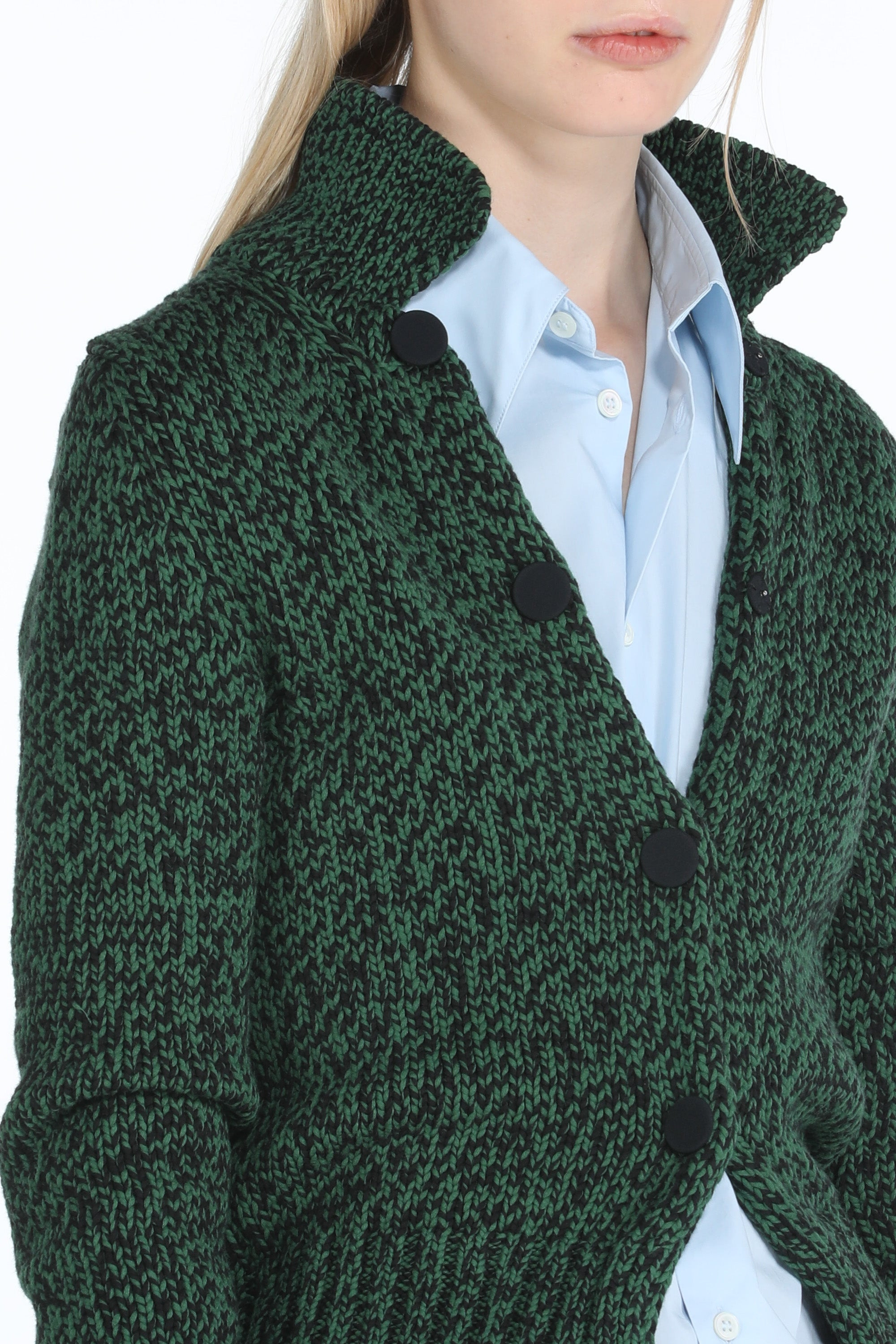 MÉLANGE-KNIT CARDIGAN - 5