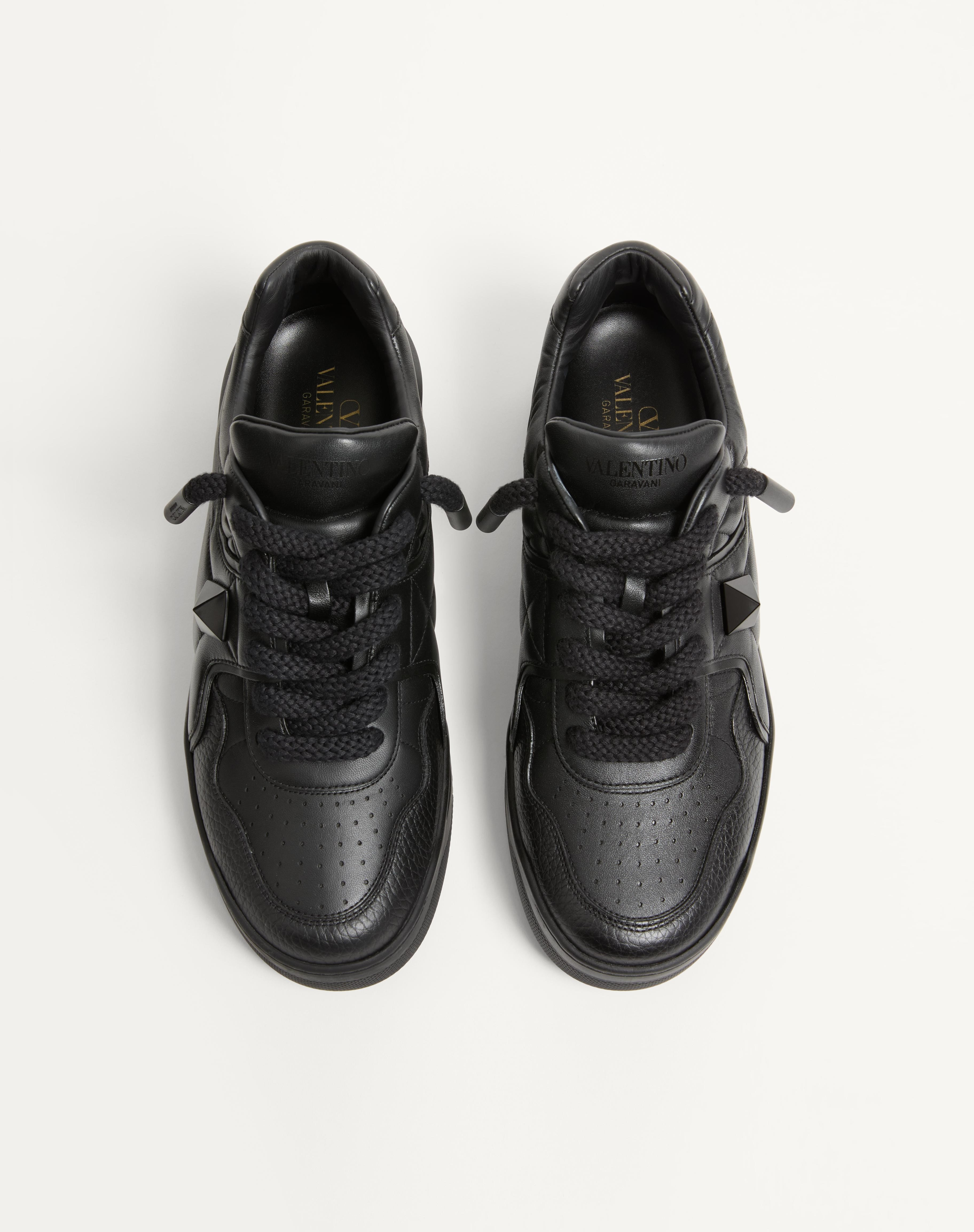 ONE STUD XL NAPPA LEATHER LOW-TOP SNEAKER - 5