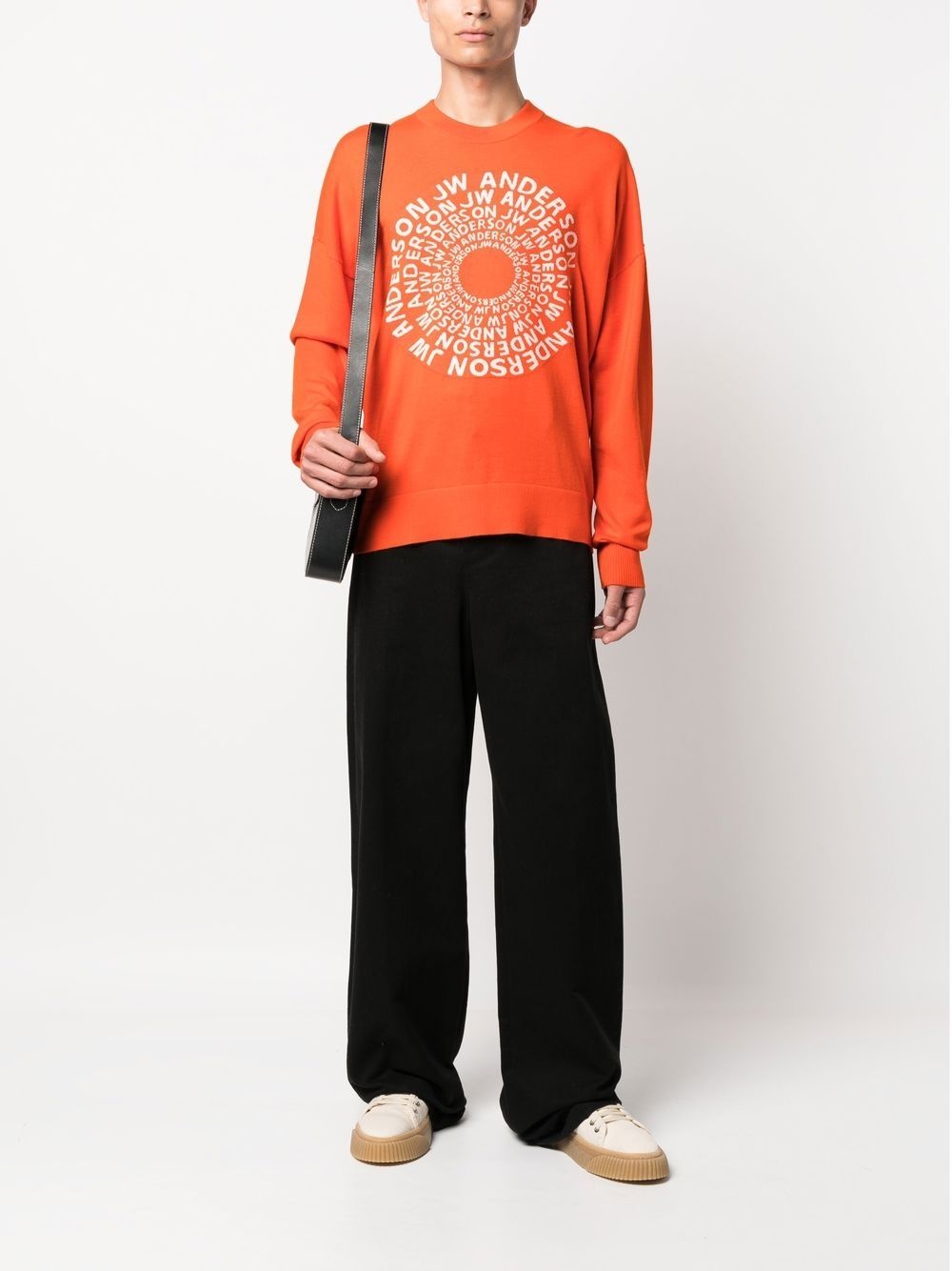 Swirl logo crew neck jumper - 2