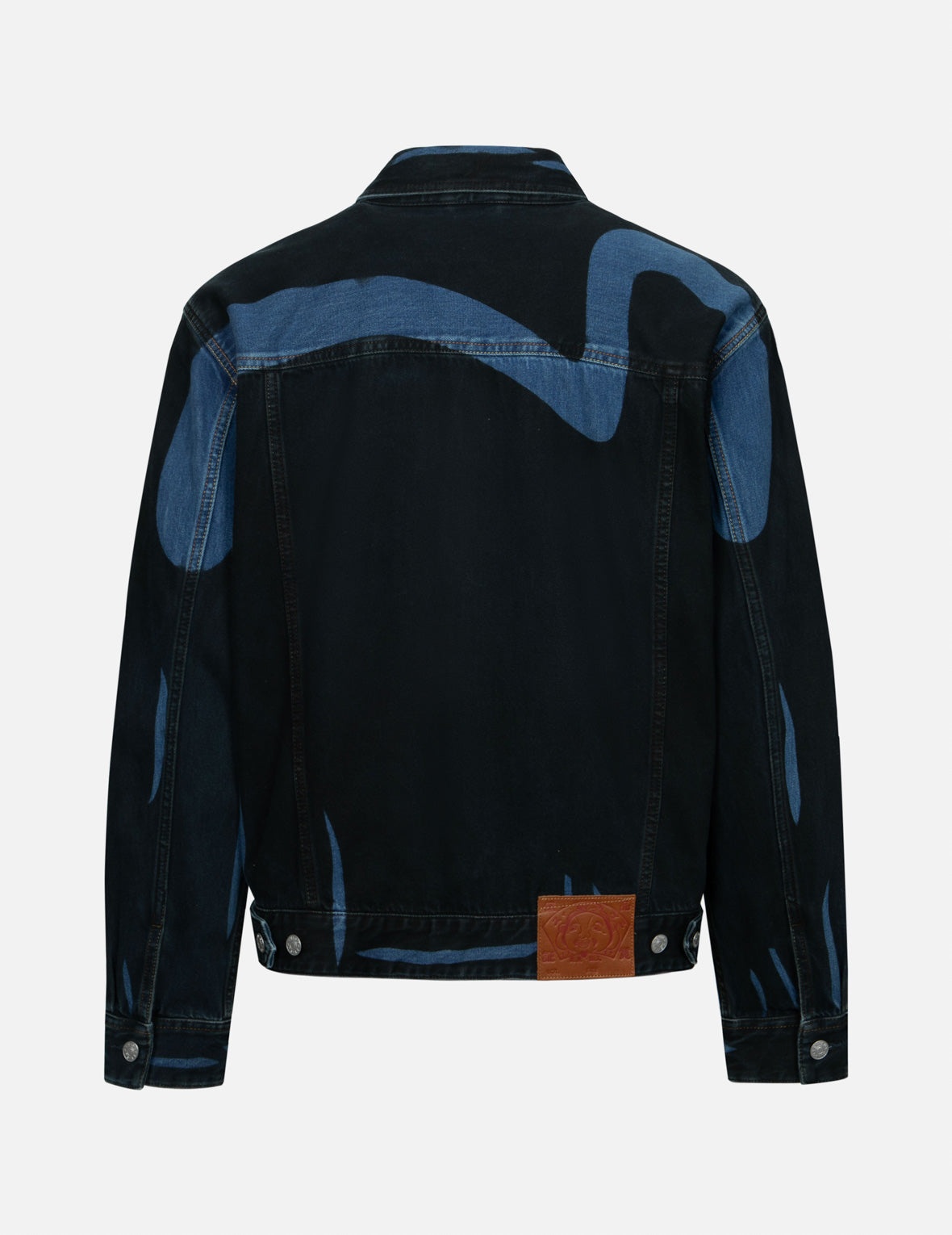OVERDYE LOGO AND SEAGULL RELAX FIT DENIM JACKET - 2