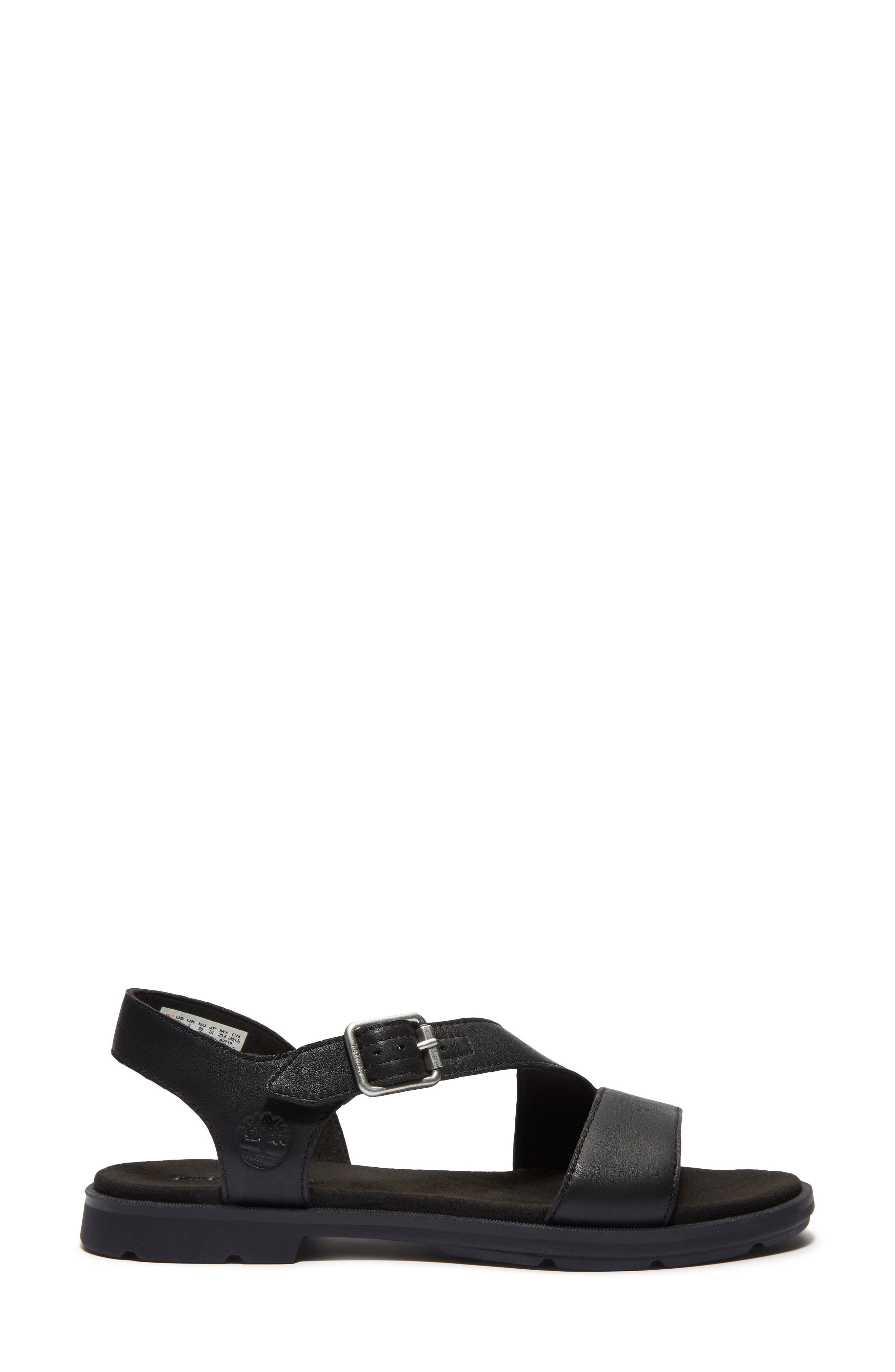 Timberland Calista Bay Sandal in Black Full Grain at Nordstrom - 3