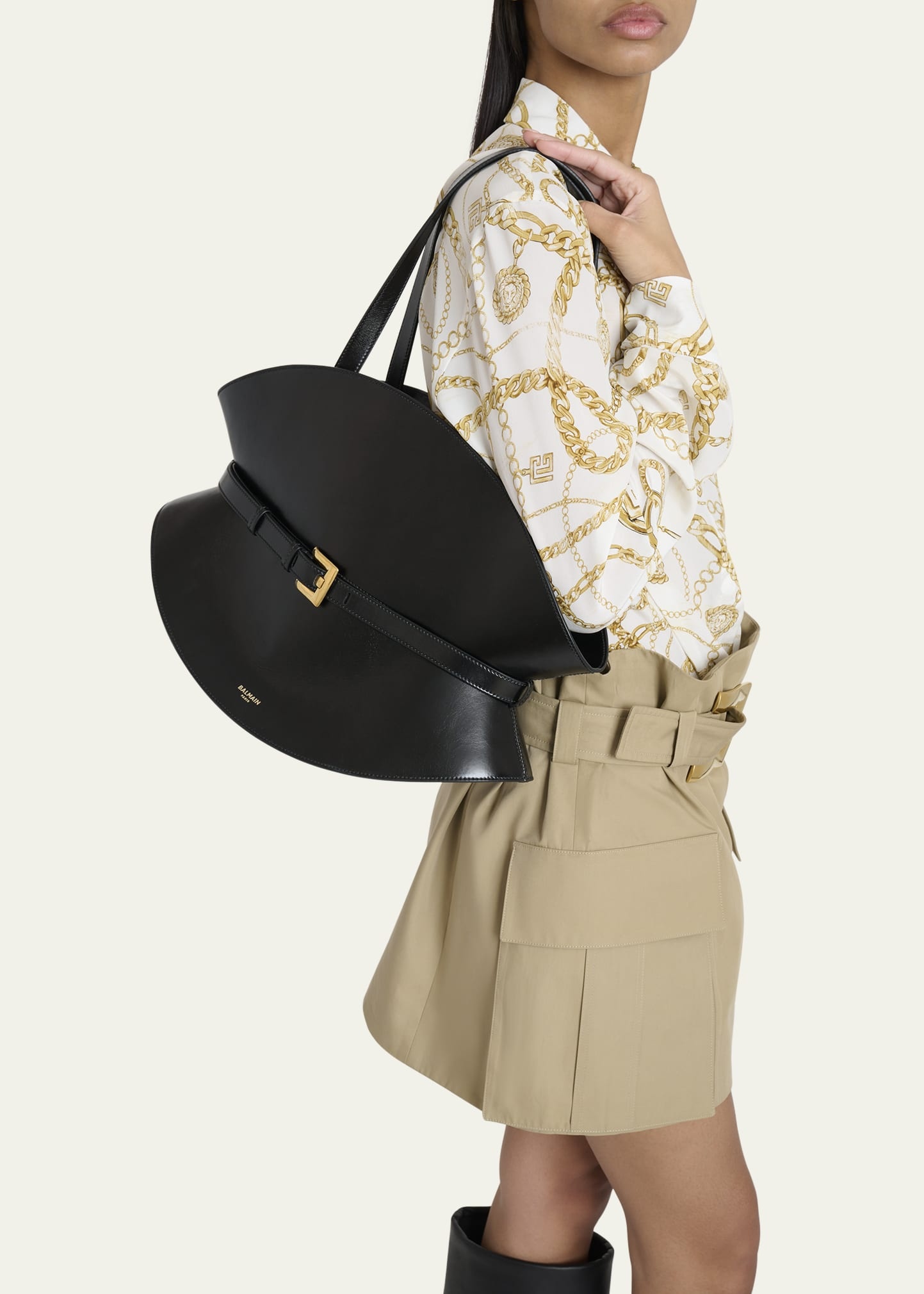 Shuffle Medium Belt Shoulder Bag in Calfskin - 2