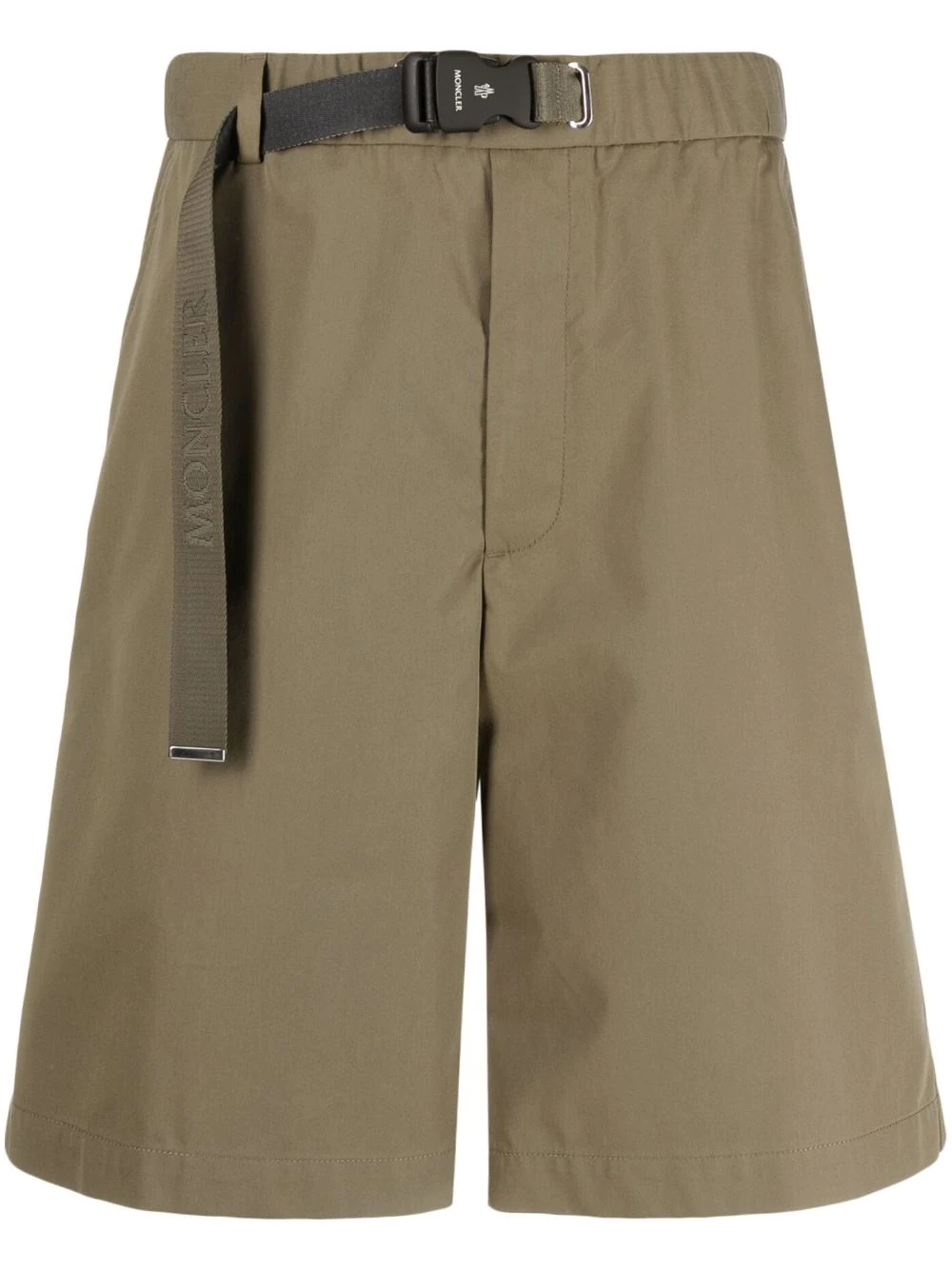 logo-fastening Bermuda shorts - 1