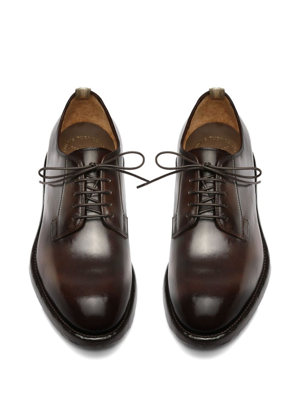 leather derby shoes - 4