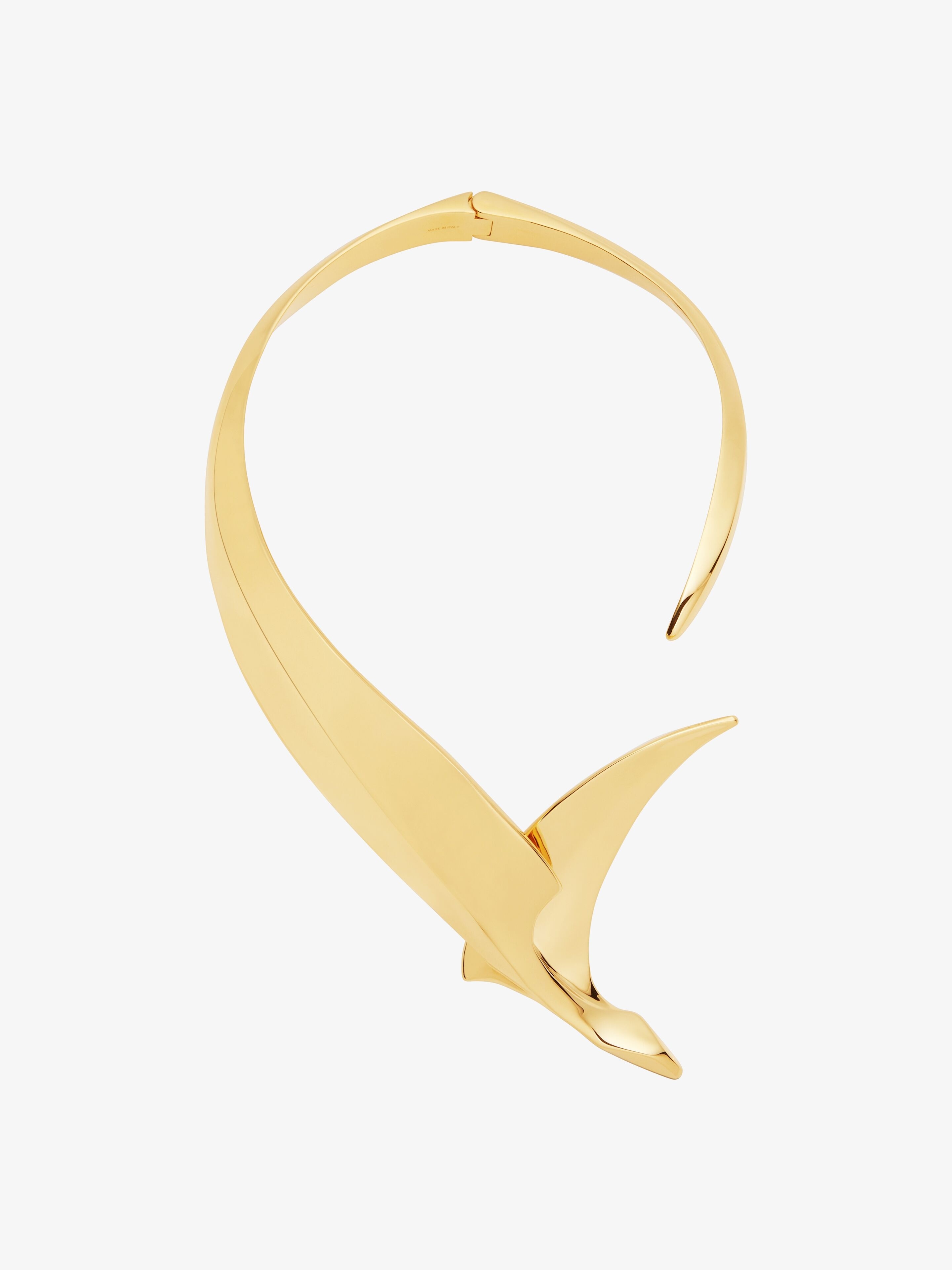 BIRD TORQUE NECKLACE IN METAL - 1